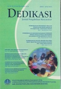 Dedikasi: Jurnal Pengabdian Masyarakat