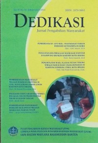 Dedikasi: Jurnal Pengabdian Masyarakat