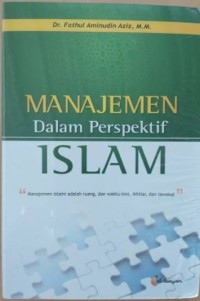 Manajemen dalam Perspektif Islam