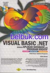 Visual Basic.Net Membuat Aplikasi Database dan Program Kreatif SQL Server Crystal Report Power Designer